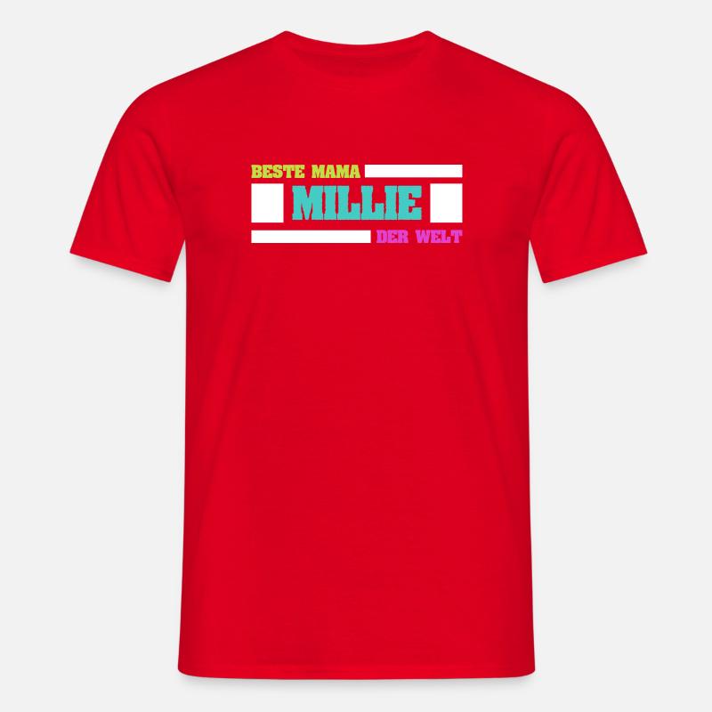Mutter Millie - Männer T-Shirt - Rot