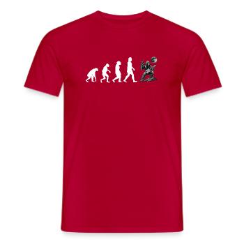 Bigfoot Sasquatch Cache-cache Dictons - T-shirt homme - rouge - Devant - AI Model Male 178 dark (178cm)