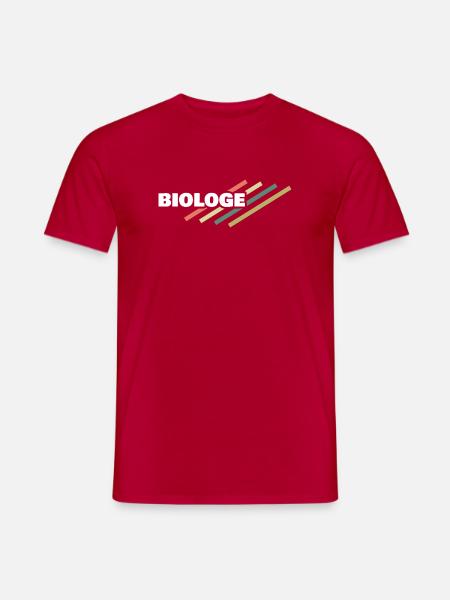 Biologe als Beruf - Männer T-Shirt - Rot