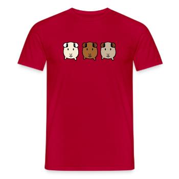 Cobaye - T-shirt homme - rouge - Devant - AI Model Male 178 dark (178cm)