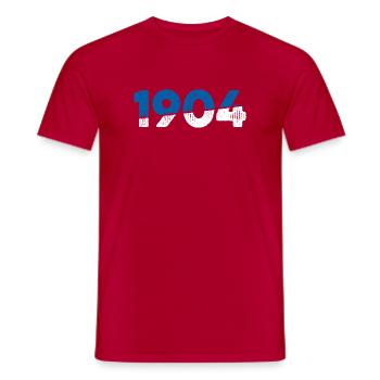 Schalke Gelsenkirchen Love - T-shirt homme - rouge - Devant - AI Model Male 178 dark (178cm)