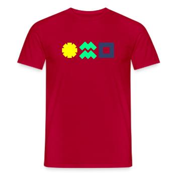 Solarstrom macht unabhängig & schützt das Klima! - Männer T-Shirt - Rot - Vorne - AI Model Male 178 dark (178cm)
