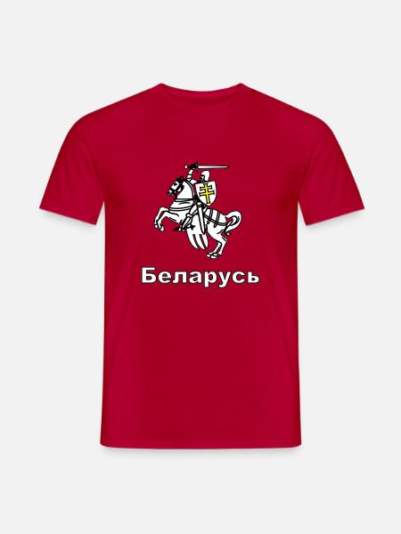 Pahonia Belarus - Men's T-Shirt - red