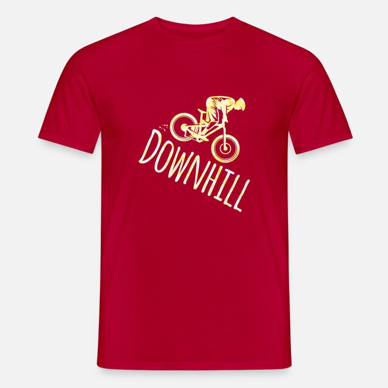 downhill - Männer T-Shirt - Rot