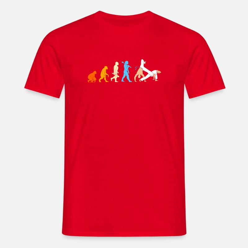Capoeira Evolution - Männer T-Shirt - Rot