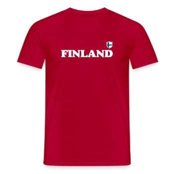 IndisponibleDesign - T-shirt homme - rouge - Devant - AI Model Male 178 dark (178cm)