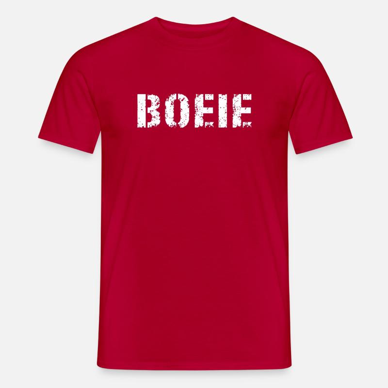 Buhruf. Antwerpener Dialekt - Männer T-Shirt - Rot