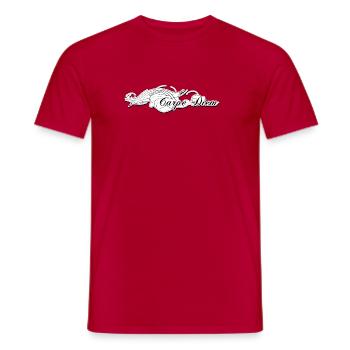 Carpe Diem - Men's T-Shirt - red - Front - AI Model Male 178 dark (178cm)