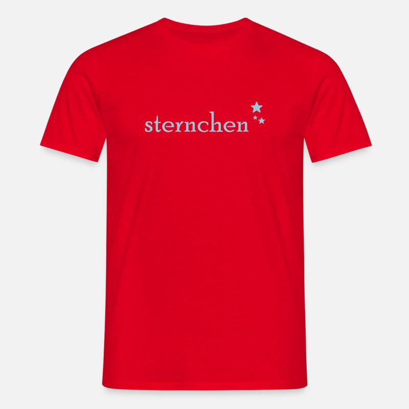 Sternchen - Männer T-Shirt - Rot