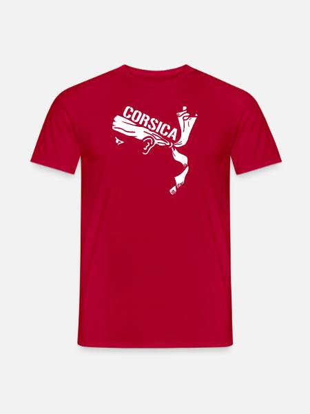 Korsischer Kopf - Männer T-Shirt - Rot