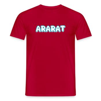 Mount Ararat - Men's T-Shirt - red - Front - AI Model Male 178 dark (178cm)