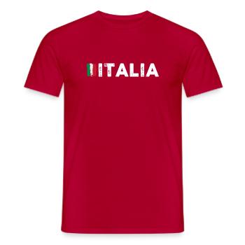 request_image_needed - Men's T-Shirt - red - Front - AI Model Male 178 dark (178cm)