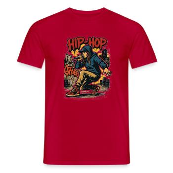 Hopfen - Männer T-Shirt - Rot - Vorne - AI Model Male 178 dark (178cm)