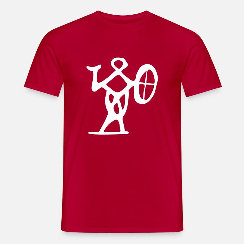 Samischer Schamane Noaid - Männer T-Shirt - Rot