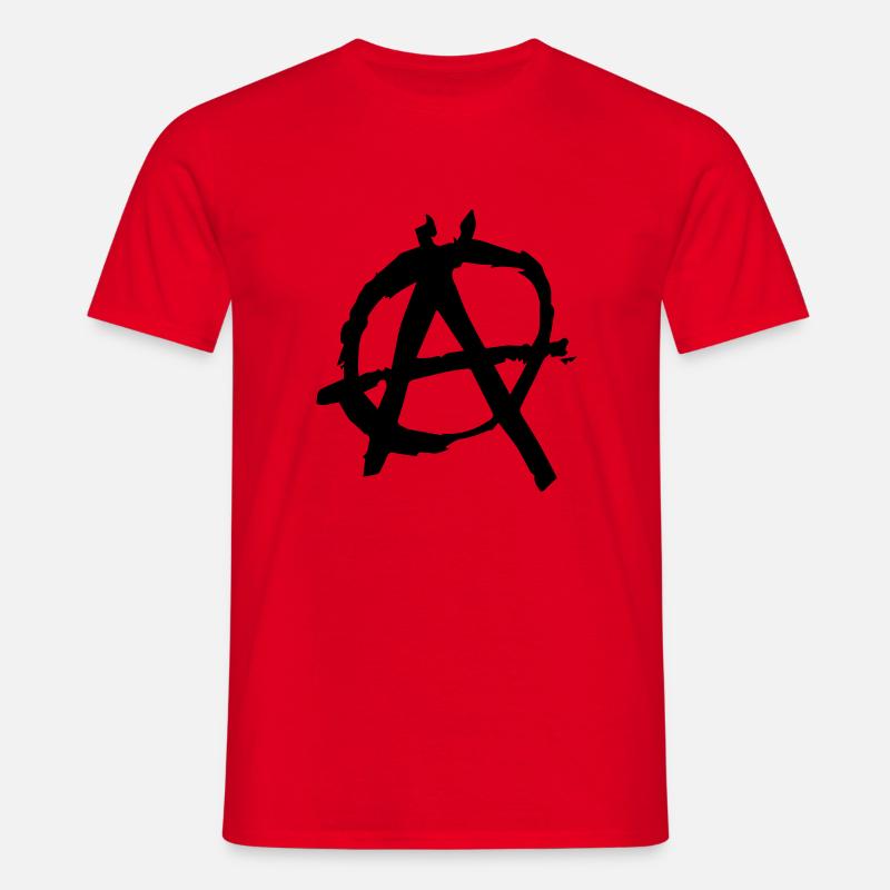 anarchy - Men's T-Shirt - red