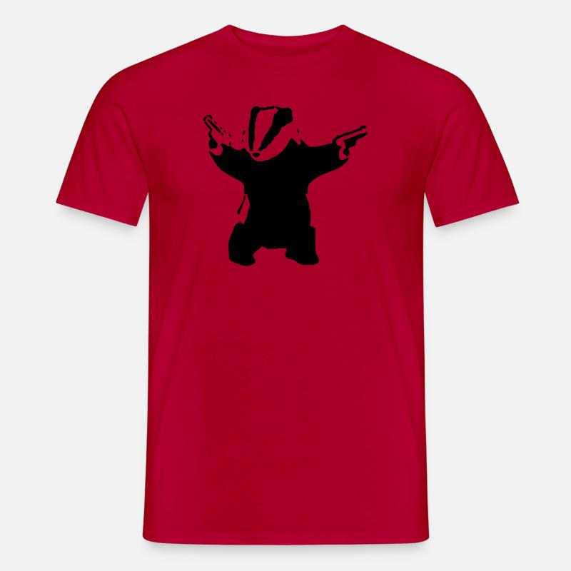 Badger Cull - Männer T-Shirt - Rot