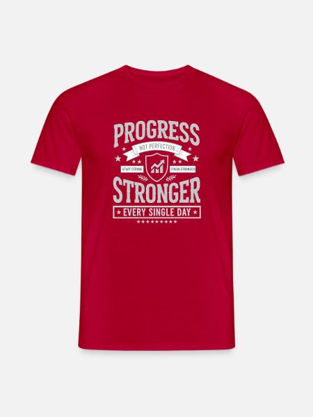 Fitness Workout Fitnessfan Fitnessfanatiker - Männer T-Shirt - Rot