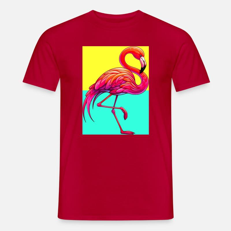 Flamingo - Männer T-Shirt - Rot