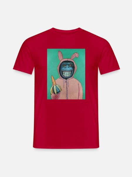 Falscher Hase - Männer T-Shirt - Rot