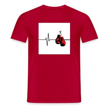 Adrénaline - T-shirt homme - rouge - Devant - AI Model Male 178 dark (178cm)