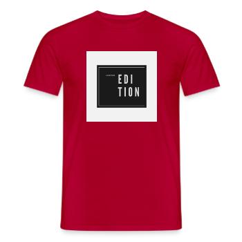 Limited Edition - Männer T-Shirt - Rot - Vorne - AI Model Male 178 dark (178cm)