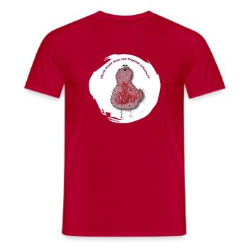 Josi's Klodder's " Susi" - Männer T-Shirt - Rot - Vorne - AI Model Male 178 dark (178cm)
