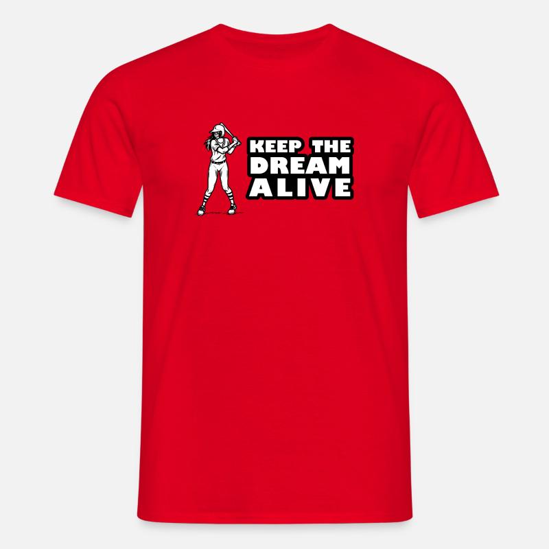 Keep the dream alive - Men's T-Shirt - red