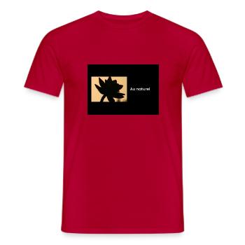 Streetwear AN - T-shirt homme - rouge - Devant - AI Model Male 178 dark (178cm)