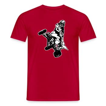 Quad Racer - T-shirt homme - rouge - Devant - AI Model Male 178 dark (178cm)