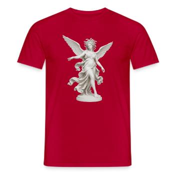 Déesse Méduse Ailée - T-shirt homme - rouge - Devant - AI Model Male 178 dark (178cm)