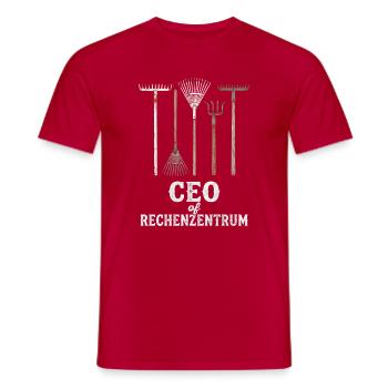Programmierer Softwareentwickler Coder Sprüche - Männer T-Shirt - Rot - Vorne - AI Model Male 178 dark (178cm)
