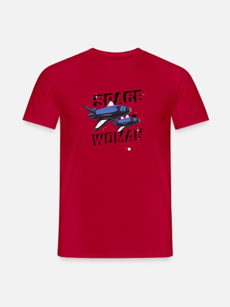 FEMME DE L’ESPACE - T-shirt homme - rouge