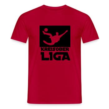 Kreisoberliga - Männer T-Shirt - Rot - Vorne - AI Model Male 178 dark (178cm)