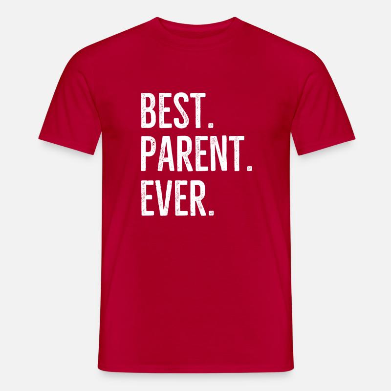 Beste Eltern aller Zeiten - Männer T-Shirt - Rot