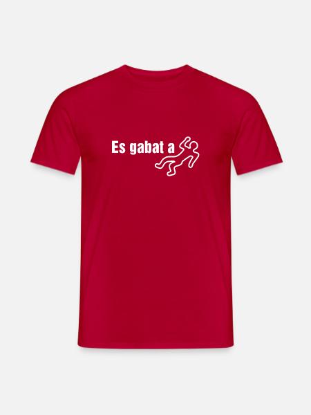 Es gabat a Leich - Männer T-Shirt - Rot