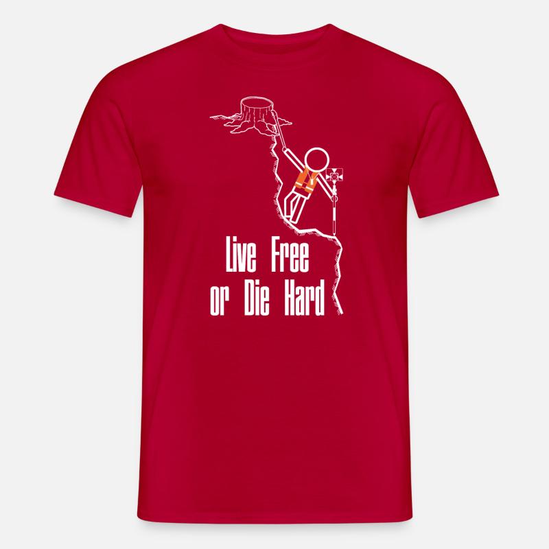Vermesser Abenteuer - Männer T-Shirt - Rot
