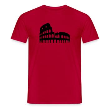 coliseum colosseum Kolosseum - Männer T-Shirt - Rot - Vorne - AI Model Male 178 dark (178cm)