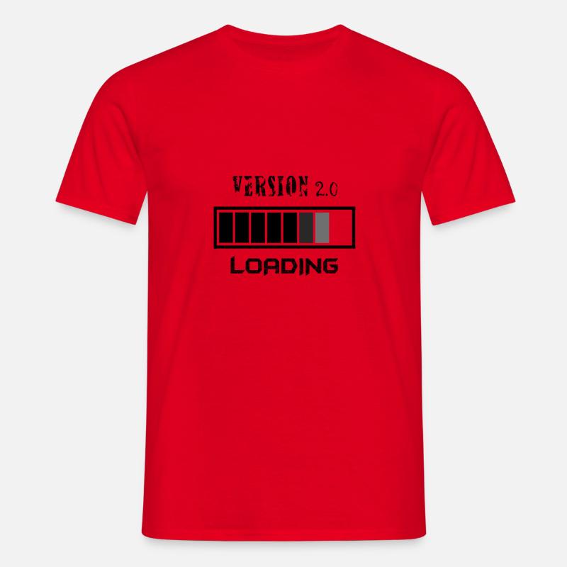 Version 2.0 - Männer T-Shirt - Rot