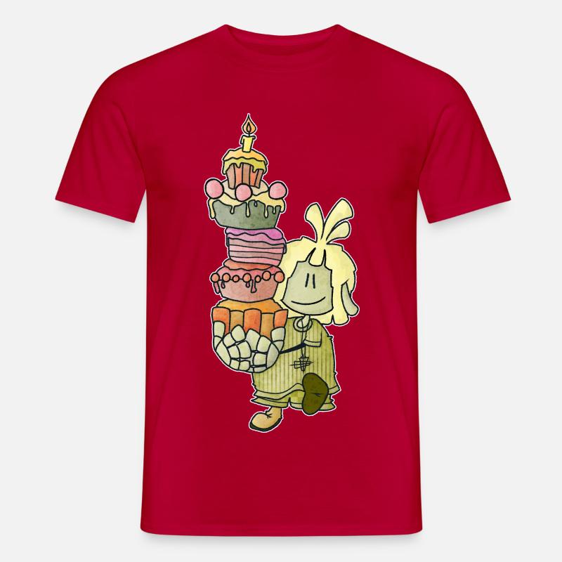 Mael - der Kuchen-Einsatz! / - Männer T-Shirt - Rot