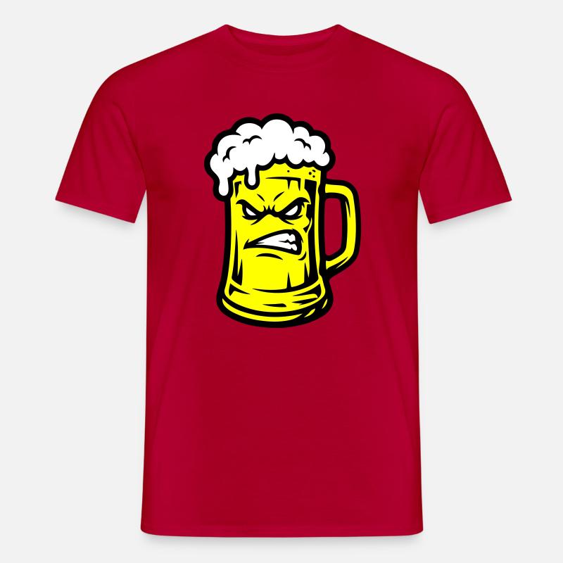 Beer Comic - T-shirt homme - rouge