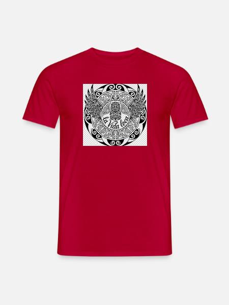 Vida Loca Mandala with Wings - Men's T-Shirt - red