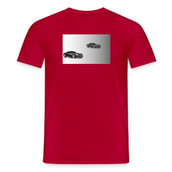 Auto - T-shirt homme - rouge - Devant - AI Model Male 178 dark (178cm)