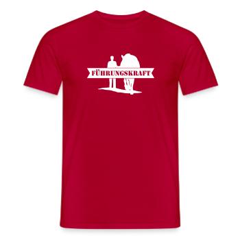 Führungskraft Pferd male - Männer T-Shirt - Rot - Vorne - AI Model Male 178 dark (178cm)