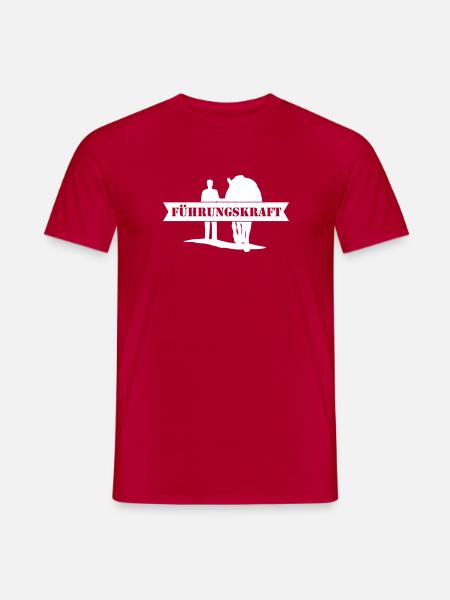 Führungskraft Pferd male - Männer T-Shirt - Rot