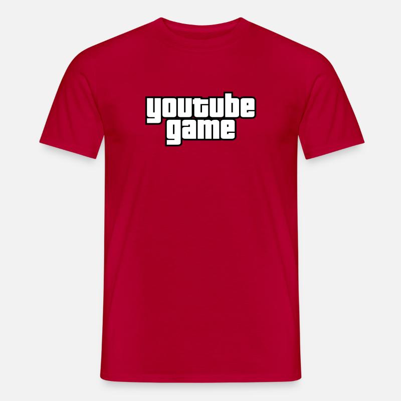 Youtube Spiel - Männer T-Shirt - Rot