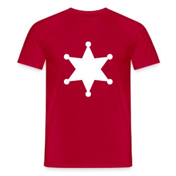 T-Shirt - T-shirt homme - rouge - Devant - AI Model Male 178 dark (178cm)