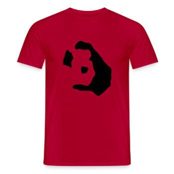 Santorini - Männer T-Shirt - Rot - Vorne - AI Model Male 178 dark (178cm)