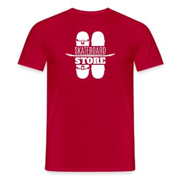 Skateboard SUP Surfing - Men's T-Shirt - red - Front - AI Model Male 178 dark (178cm)