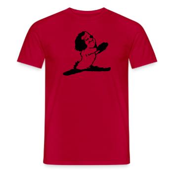 Havanais offre un cadeau aux amateurs de yoga yoga - T-shirt homme - rouge - Devant - AI Model Male 178 dark (178cm)