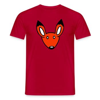 Fuchs Rotfuchs Wildes Tier Schlauer Wald Bewohner - Männer T-Shirt - Rot - Vorne - AI Model Male 178 dark (178cm)